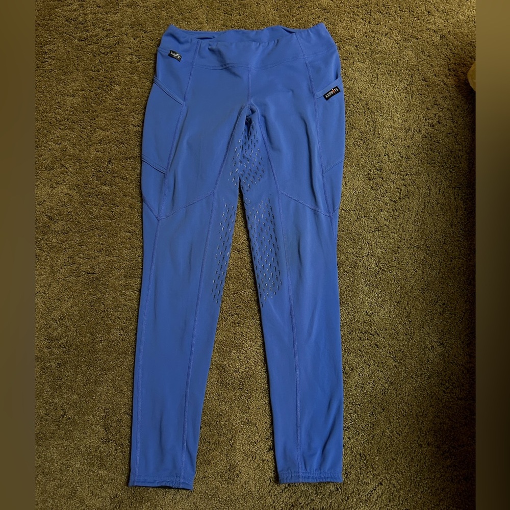 Kerrits icefil tights. Large. Blue